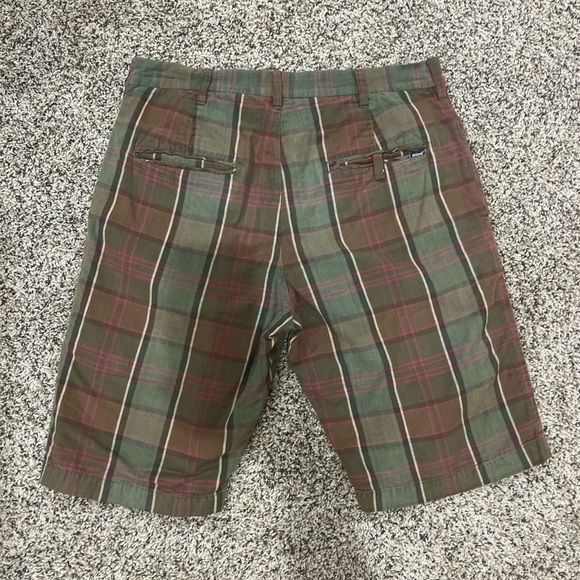 Mens Plaid Stussy Vintage Shorts - Picture 2 of 3